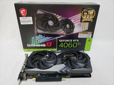 GeForce RTX 4060 Ti GAMING X 16G 各サイトで併売につき売切れのさいはご容赦願います。