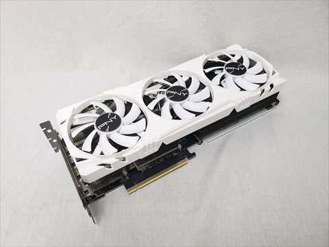 VCG4070T12TFWXPB1 PNY GeForce RTX4070Ti 12GB VERTO LED 3FAN White Edition 各サイトで併売につき売切れのさいはご容赦願います。