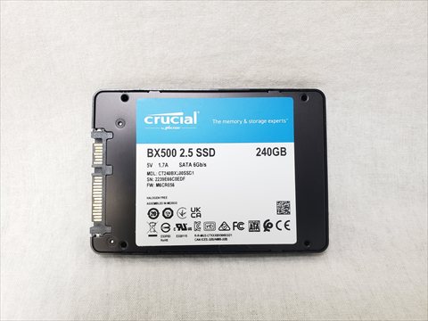 BX500 CT240BX500SSD1 各サイトで併売につき売切れのさいはご容赦願います。
