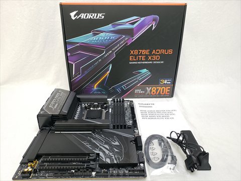 X870E AORUS ELITE X3D (X870E A ELITE X) 各サイトで併売につき売切れのさいはご容赦願います。