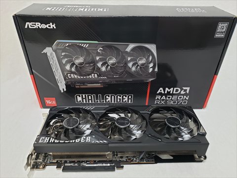 RX 9070 Challenger 16GB (RX9070 CL 16G) 各サイトで併売につき売切れのさいはご容赦願います。