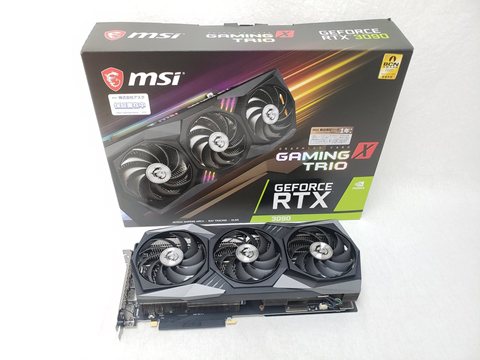 [保証確認] GeForce RTX 3090 GAMING X TRIO 24G 各サイトで併売につき売切れのさいはご容赦願います。