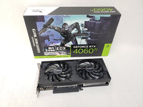 GG-RTX4060Ti-E8GB/OC/DF2 各サイトで併売につき売切れのさいはご容赦願います。