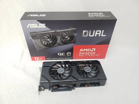 DUAL-RX7700XT-O12G 各サイトで併売につき売切れのさいはご容赦願います。