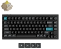 Q1U-M4-US Keychron Q1 Ultra 8K ワイヤレスカスタムメカニカルキーボード - RGB - US配列 - ブラック / Keychron Silk POMスイッチ（ホットスワップ）バナナ軸