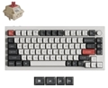Q1U-P1-US Keychron Q1 Ultra 8K ワイヤレスカスタムメカニカルキーボード - RGB - US配列 - ホワイト / Keychron Silk POMスイッチ（ホットスワップ）赤軸