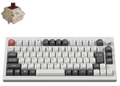 Q1U-P3V-JIS Keychron Q1 Ultra 8K ワイヤレスカスタムメカニカルキーボード - RGB - JIS配列 - ホワイト / Keychron Silk POMスイッチ（ホットスワップ）茶軸