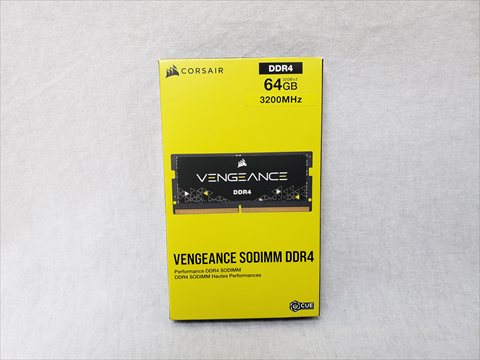 CMSX64GX4M2A3200C22 [SODIMM DDR4 PC4-25600 32GB 2枚組] 各サイトで併売につき売切れのさいはご容赦願います。