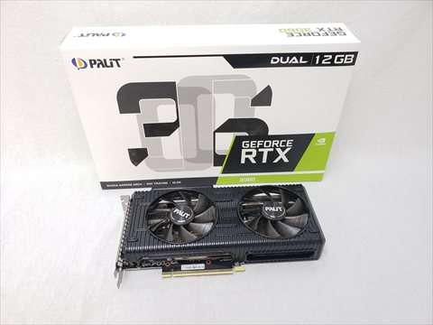 GeForce RTX 3060 Dual 12GB LHR /NE63060019K9-190AD 各サイトで併売につき売切れのさいはご容赦願います。