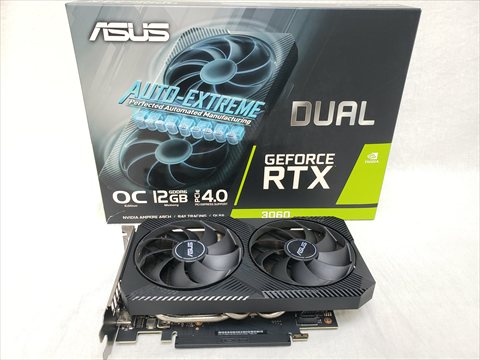 DUAL-RTX3060-O12G-V2 各サイトで併売につき売切れのさいはご容赦願います。