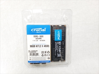 CT2K48G56C46S5 [DDR5 5600(PC5-44800) 48GB S.O.DIMM 2枚組] 各サイトで併売につき売切れのさいはご容赦願います。