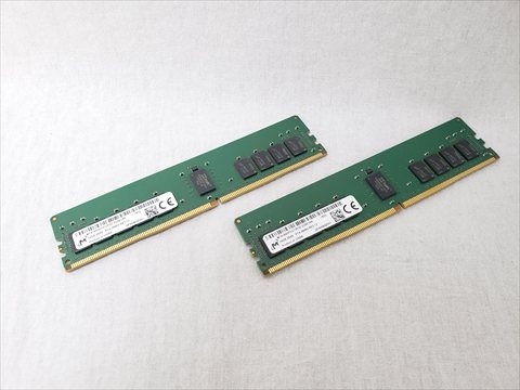 MTA18ASF2G72PDZ-2G6E1RK x2 [PC4-21300(DDR4 2666) 16GB x2 Registered ECC] 各サイトで併売につき売切れのさいはご容赦願います。