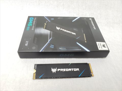 Predator GM6 1TB 各サイトで併売につき売切れのさいはご容赦願います。