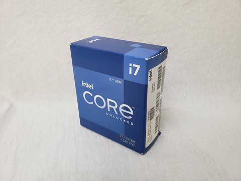 Core i7-12700K BOX (P-core 8(3.6GHz)+E-core 4(2.7GHz)/20スレッド/Smart Cache 25MB/TDP125W) 各サイトで併売につき売切れのさいはご容赦願います。