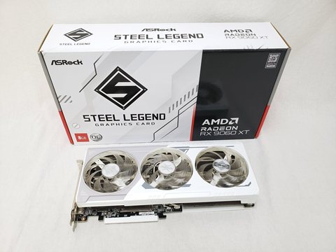 Radeon RX 9060 XT Steel Legend 8GB OC /RX9060XT SL 8GO 各サイトで併売につき売切れのさいはご容赦願います。