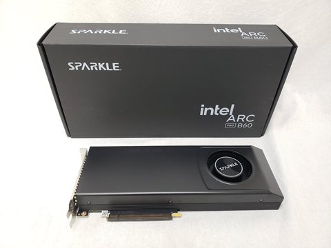 Intel Arc Pro B60 24GB Blower　(SBP60W-24G) 各サイトで併売につき売切れのさいはご容赦願います。