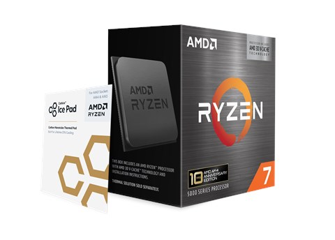 Ryzen 7 5800X3D 10th Anniversary Edition ★10th記念  熱伝導シート「Carbice Ice Pad」付属