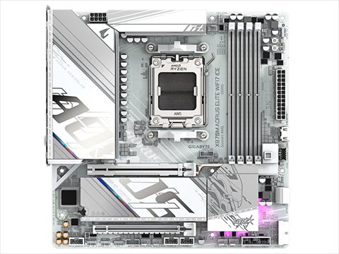 X870M AORUS ELITE WIFI7 ICE (X870M A ELITE WF7 ICE) 各サイトで併売につき売切れのさいはご容赦願います。