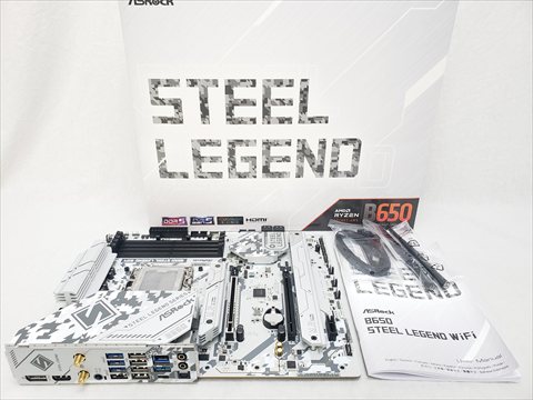 B650 Steel Legend WiFi 各サイトで併売につき売切れのさいはご容赦願います。