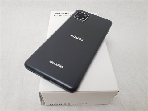 AQUOS sense4 ブラック /SH-M15 【国内版 SIMFREE】 各サイトで併売につき売切れのさいはご容赦願います。