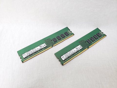 PC4-21300E(DDR4 2666) 16GB x2 ECC 各サイトで併売につき売切れのさいはご容赦願います。