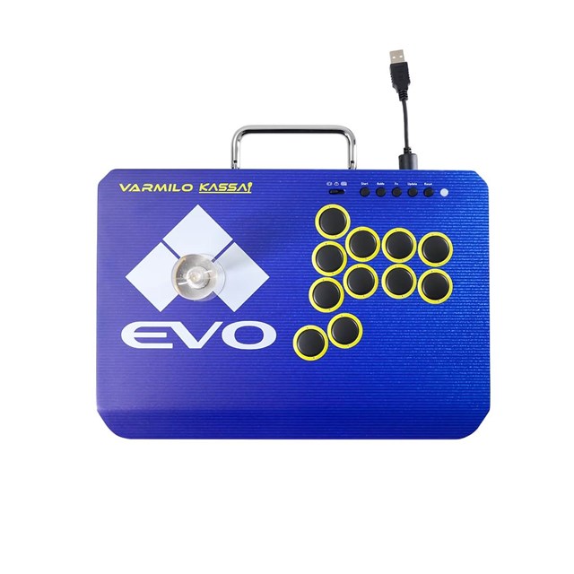 VARMILO KASSAI Evo Blue PC/PS4/PS5/NS/NS2 Arcade Joystick Controller for Fighting Games