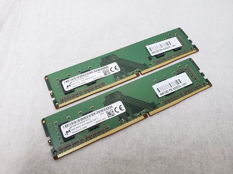 PC4-25600(DDR4 3200) 4GB x2 /バルク 各サイトで併売につき売切れのさいはご容赦願います。