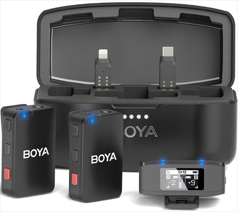BOYAMIC-BLACK All-in-one professional Wireless microphone