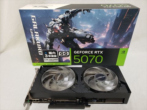 GG-RTX5070-E12GB/OC/DF 各サイトで併売につき売切れのさいはご容赦願います。