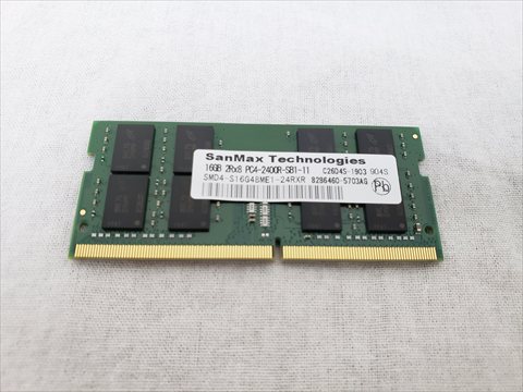 PC4-19200(DDR4 2400) 260Pin S.O.DIMM 16GB 各サイトで併売につき売切れのさいはご容赦願います。