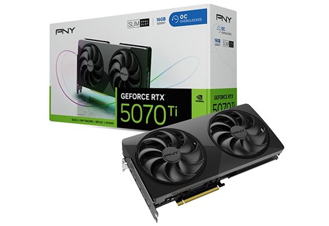 PNY GeForce RTX 5070 Ti 16GB OC SLIM VCG5070T16DFSXPB1-O