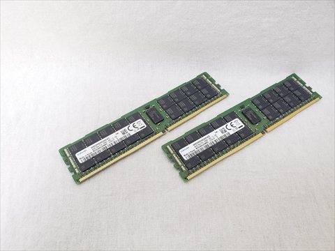 PC4-21300(DDR4 2666) 64GB x2 Registered ECC [M393A8G40MB2-CTD7Y] 各サイトで併売につき売切れのさいはご容赦願います。
