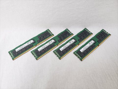 PC4-21300(DDR4 2666) 32GB x4 Registered ECC [M393A4K40BB2-CTD8Y] 各サイトで併売につき売切れのさいはご容赦願います。