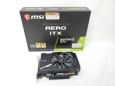 GeForce GTX 1660 SUPER AERO ITX OC 各サイトで併売につき売切れのさいはご容赦願います。
