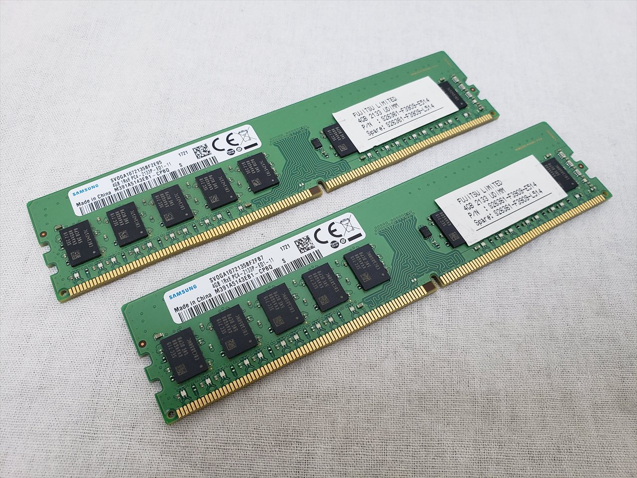 PC4-21300E(DDR4 2666) 4GB x2 ECC [M391A5143EB1-CPBQ] 各サイトで