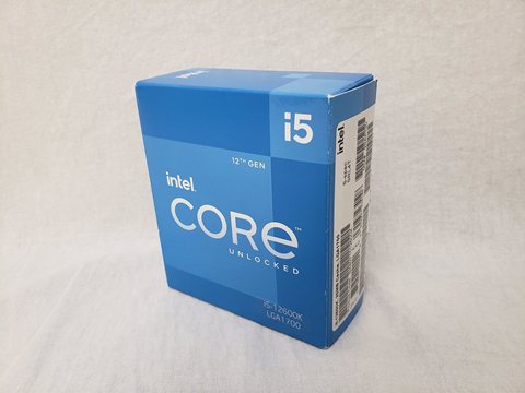 Core i5-12600K BOX (P-core 6(3.7GHz)+E-core 4(2.8GHz)/16スレッド/Smart Cache 20MB/TDP125W) 各サイトで併売につき売切れのさいはご容赦願います。