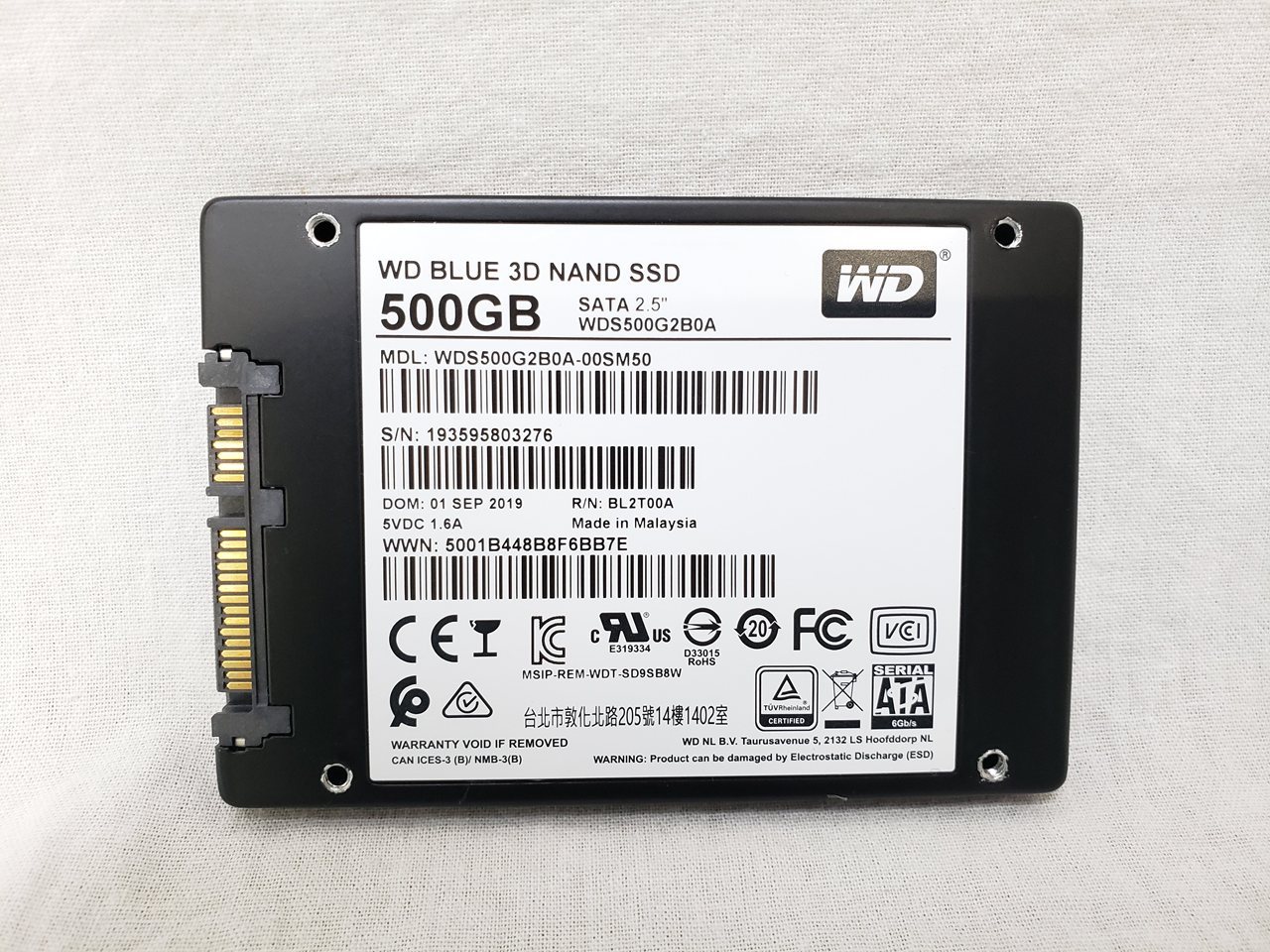 WD Blue WDS500G2B0A 各サイトで併売につき売切れのさいはご容赦願い