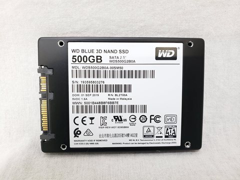 WD Blue WDS500G2B0A 各サイトで併売につき売切れのさいはご容赦願います。