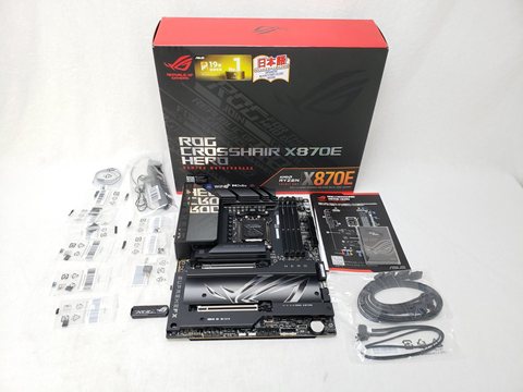 ROG CROSSHAIR X870E HERO 各サイトで併売につき売切れのさいはご容赦願います。
