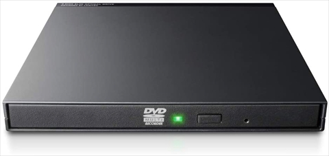 LDR-PMK8U2CLBK DVDﾄﾞﾗｲﾌﾞ/USB2.0/薄型/Type-Cｹｰﾌﾞﾙ付/ﾌﾞﾗｯｸ