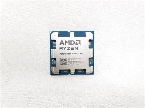 Ryzen7 9800X3D バルク (8C/16T、4.7Ghz(最大5.2)、120W、L2+L3 Cache 104MB、Radeon Graphics) 各サイトで併売につき売切れのさいはご容赦願います。