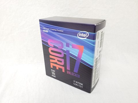 Core i7-8700K BOX (3.70GHz/ターボブースト時4.70GHz/6-core 12
