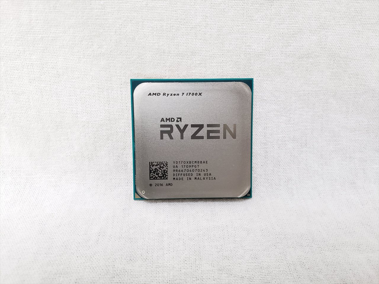Ryzen 7 1700X バルク (8core 16thread/3.4GHz/3.8GHz/L2 512KB x8/L3