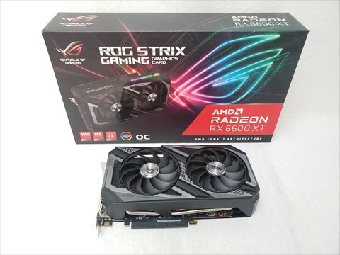 ROG-STRIX-RX6600XT-O8G-GAMING 各サイトで併売につき売切れのさいはご容赦願います。