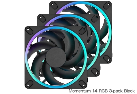 FD-F-MR1-1403 (Momentum 14 RGB  3-pack  Black)