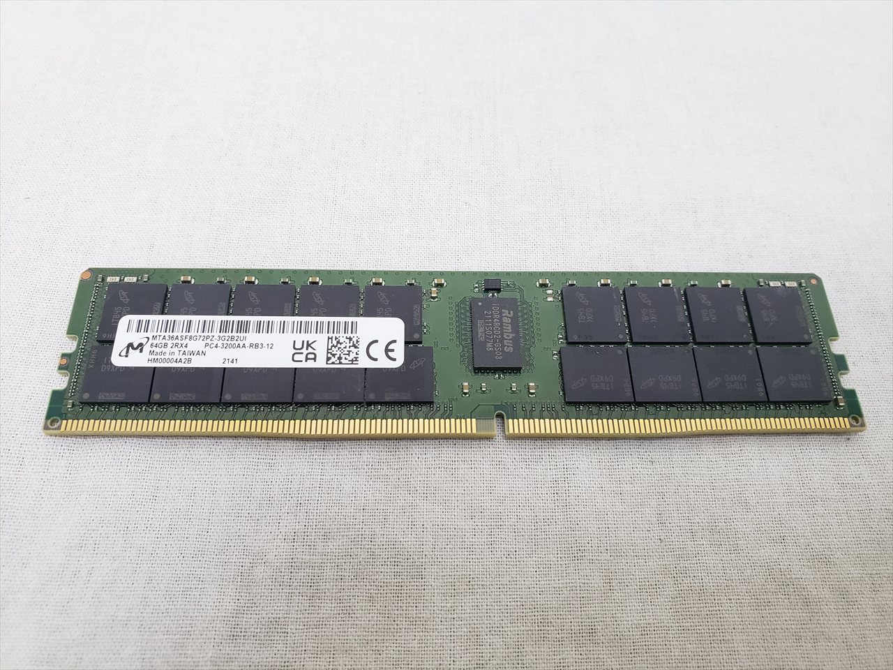 PC4-25600(DDR4 3200) 64GB Registered ECC [MTA36ASF8G72PZ-3G2B2UI