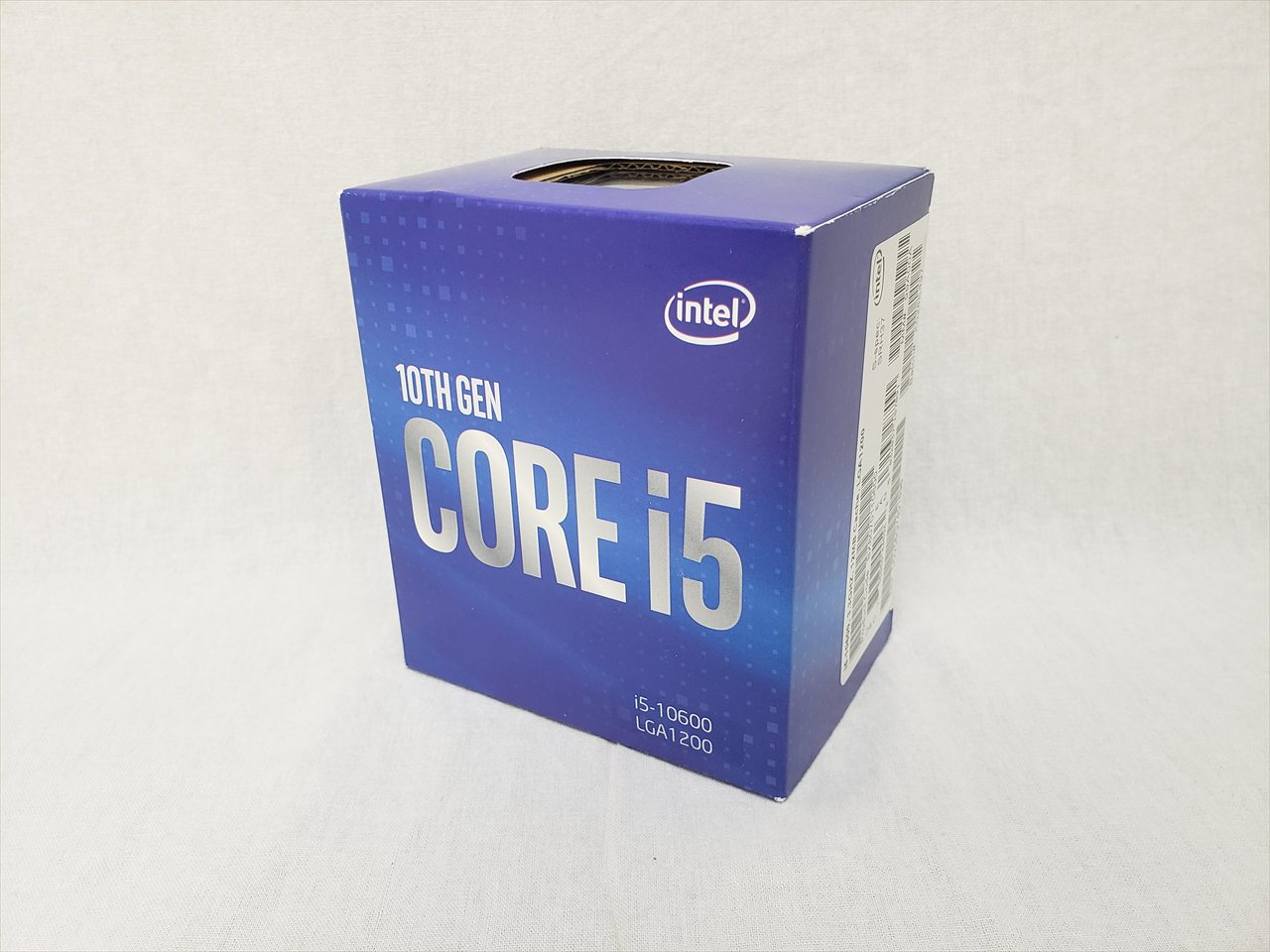 Core i5-10600 BOX (3.3GHz/Turbo Boost 4.8GHz/6-core 12-thread