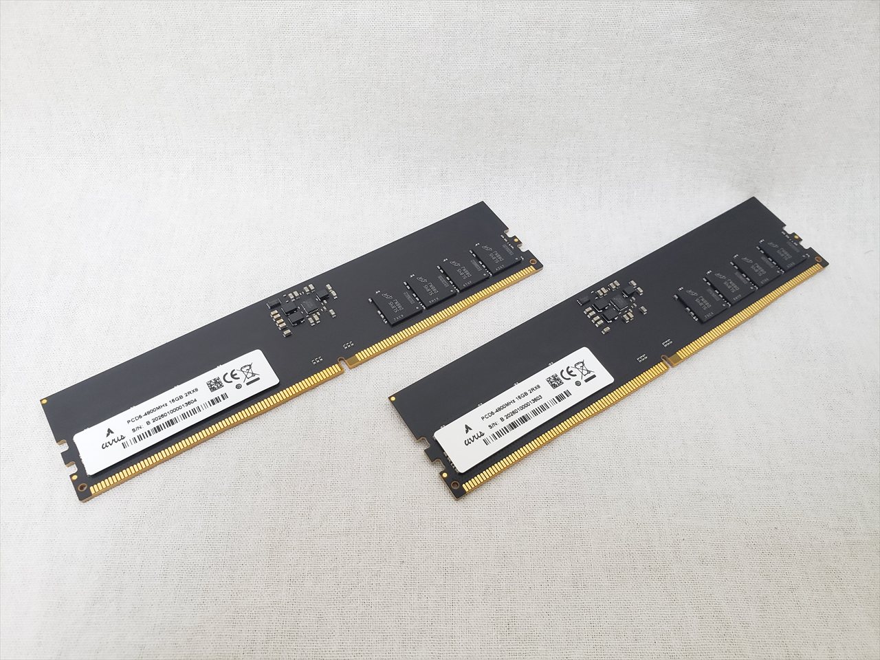 PC5-38400(DDR5 4800) 16GB x2 /バルク 各サイトで併売につき売切れの