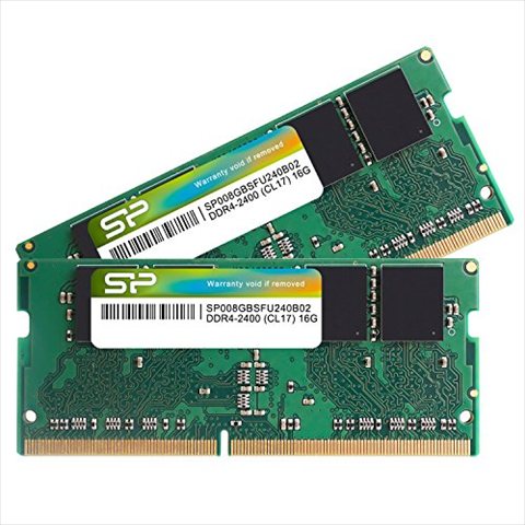 PC4-19200(DDR4 2400) 260Pin S.O.DIMM 8GB x2 各サイトで併売につき