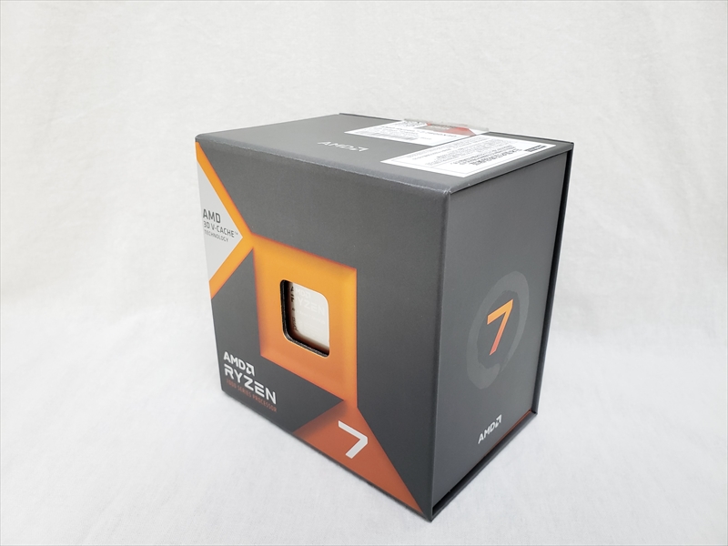 【箱未開封品】Ryzen7 7800x3d Ryzen7 7800X3D W/O Cooler (8C/16T、4.2Ghz(最大5.0)、120W、L2+L3